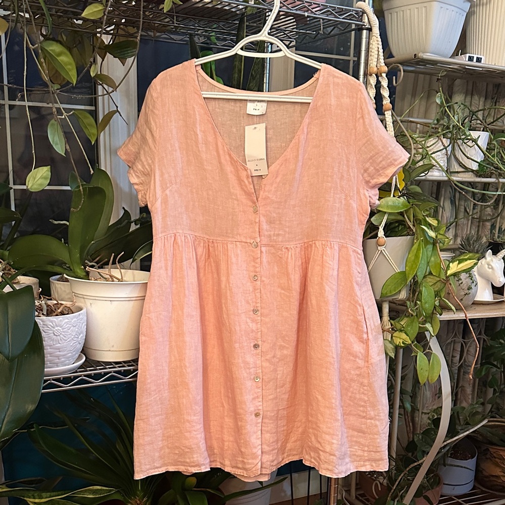 Jillian Harris x Priv Hamptons Linen Dress